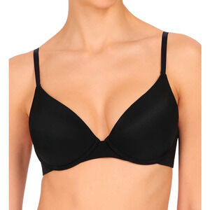 Natori Women's Black Minimal Convertable  Push- Up Size 36DD NWT
